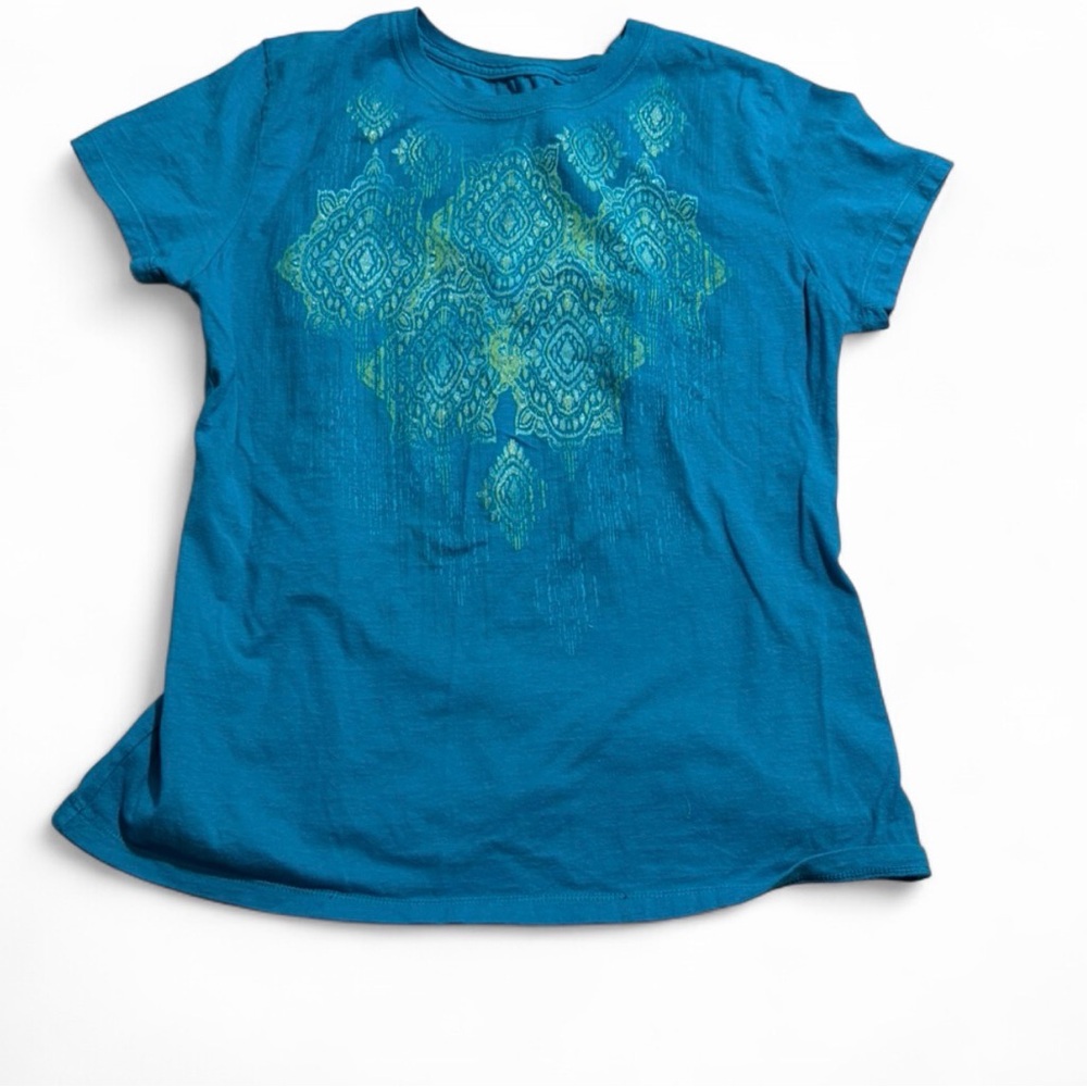 Hanes Teal Graphic Tee